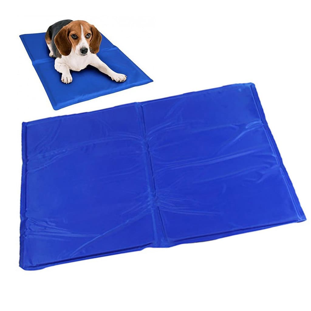 Tapete Gelado Cachorro Cao Gato Pet Refrescante 50x65 Animal de Estimaçao Macio Confortavel Colchonete Dia Quente Calor Verao Duravel Resistente