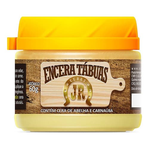 Cera Para Tabua De Carne Madeira Encera Hidrata Sela Protege