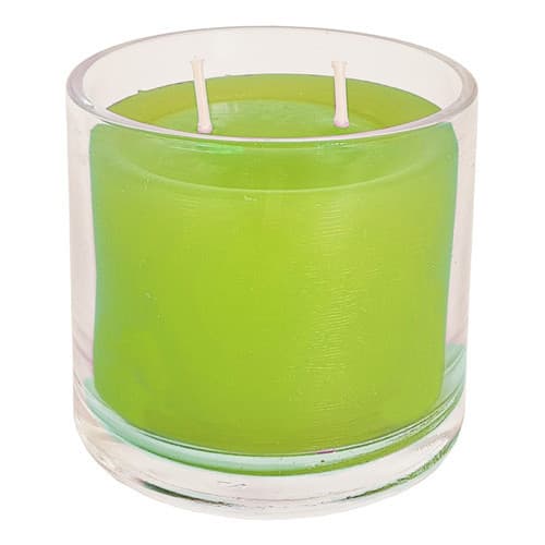 Vela Aromática Perfumada De Capim-limão Com Tampa De Madeira