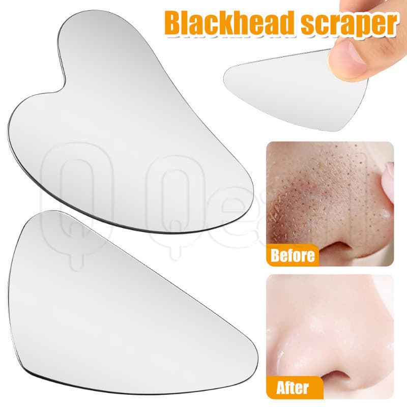 Placa Gua Sha De Aço Inoxidável-Massageador De Ponto De Acupuntura-De Raspagem Meridiana-Ferramenta De Cuidados De Belez