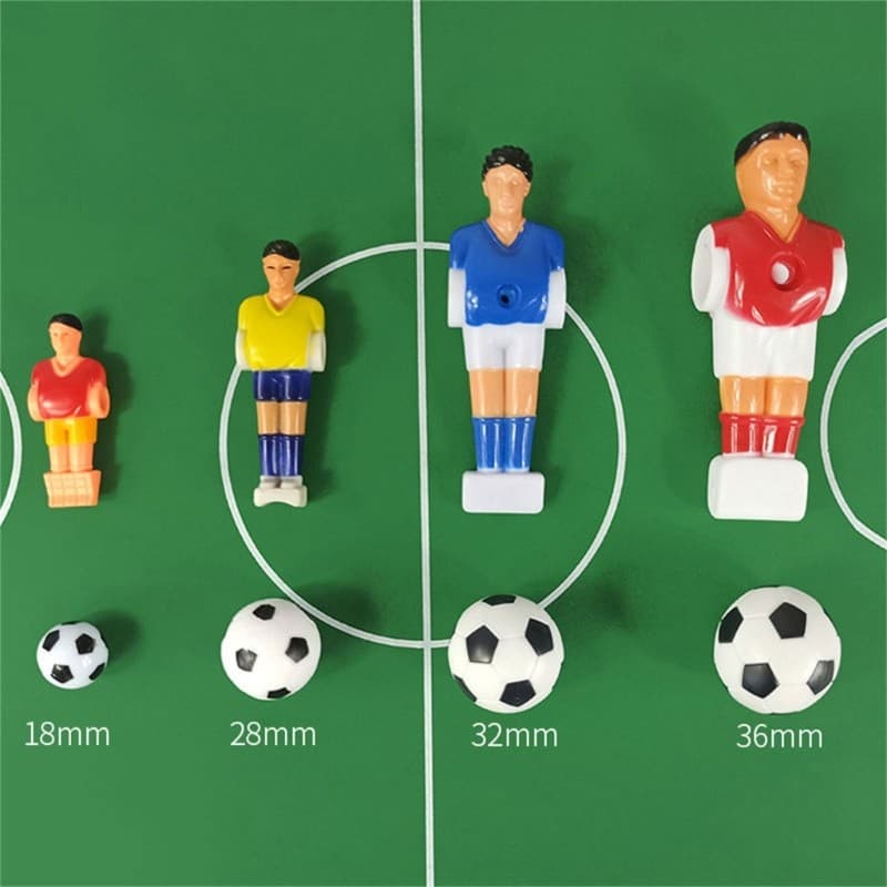 LI * 8 Peças Substituição Bolas, Jogo Mesa Futebol Pebolim, Acessório Pequeno Oficial