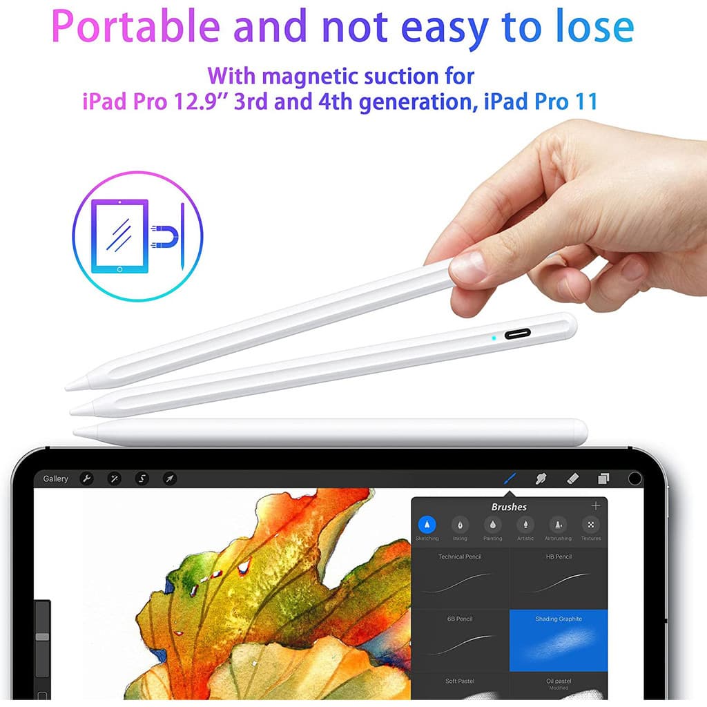 Caneta Stylus Compatível Com Telas Sensíveis Ao Toque iOS E Android , Lápis Para Função , Recarregável
