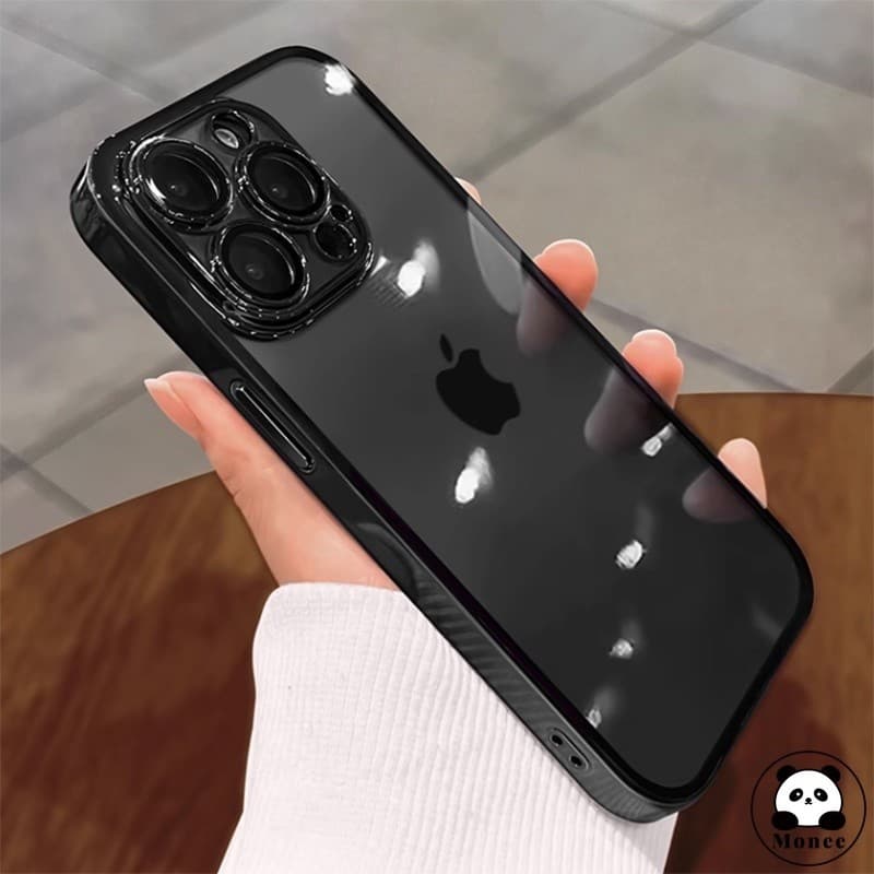Monee TPU Transparente Case Capa Capinha De Celular Para iPhone 17 16 15 14 13 12 11 Pro Max XR XS 7 8 Plus