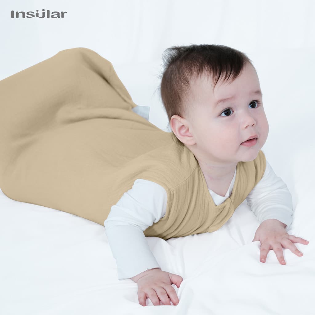 Insular Bebê Verão Musselina Sem Mangas Sacos De Dormir Infantil Wearable Cobertor Macio Colete Algodão Saco Pijama Pija