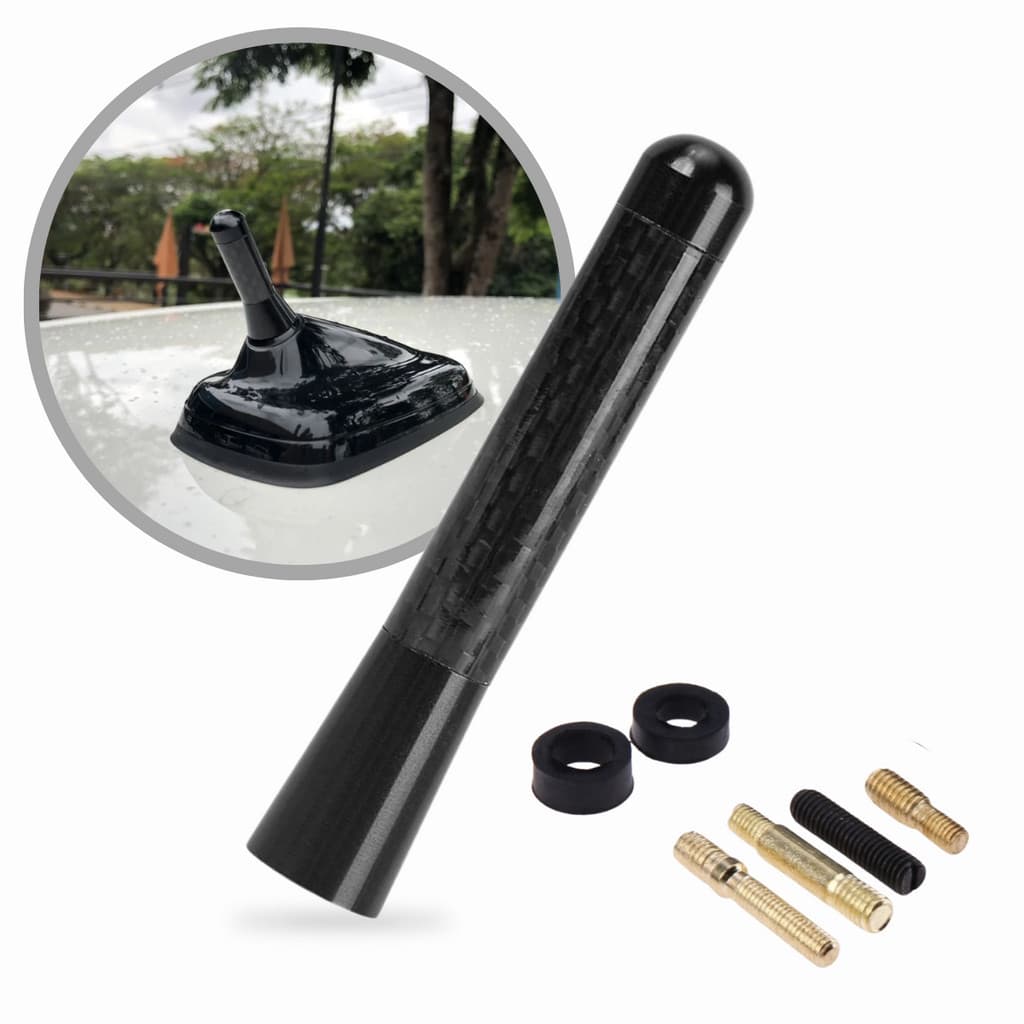 Antena De Carro Carbono Mini 8cm Ford Ka New Fiesta Focus