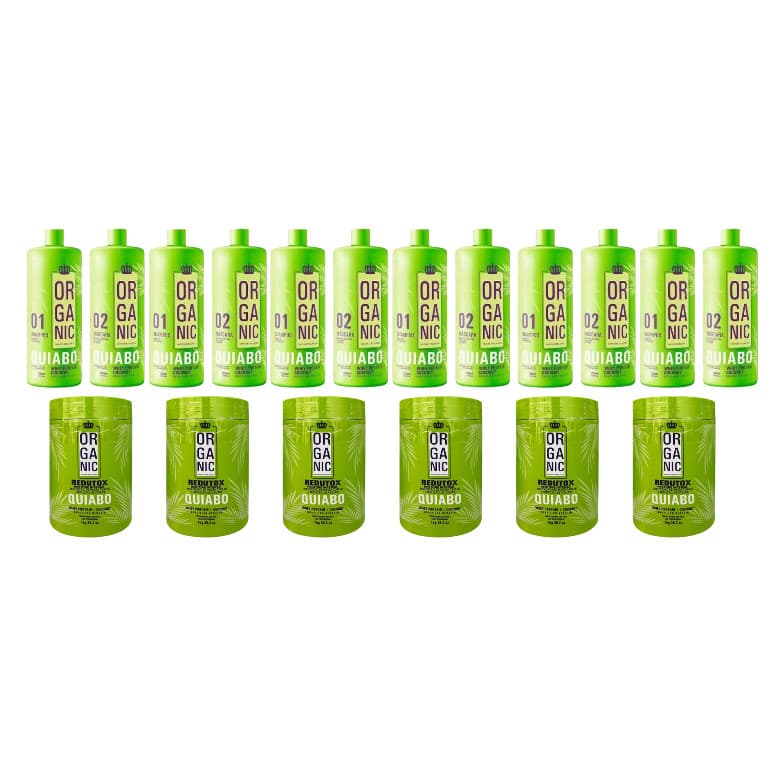 6 Progressiva Quiabo Organic +6 Redutox Quiabo Organic Alisamento
