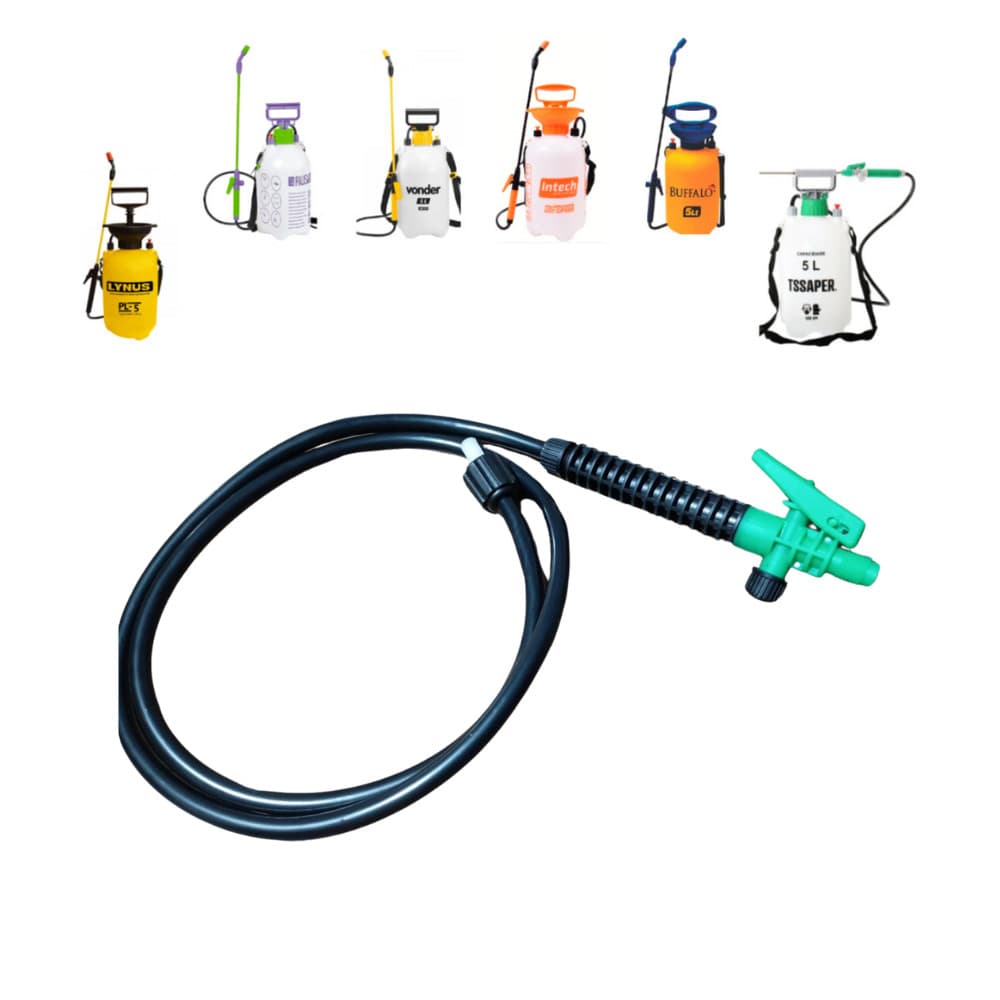Gatilho com Mangueira Pulverizador Manual 5L Multimarcas