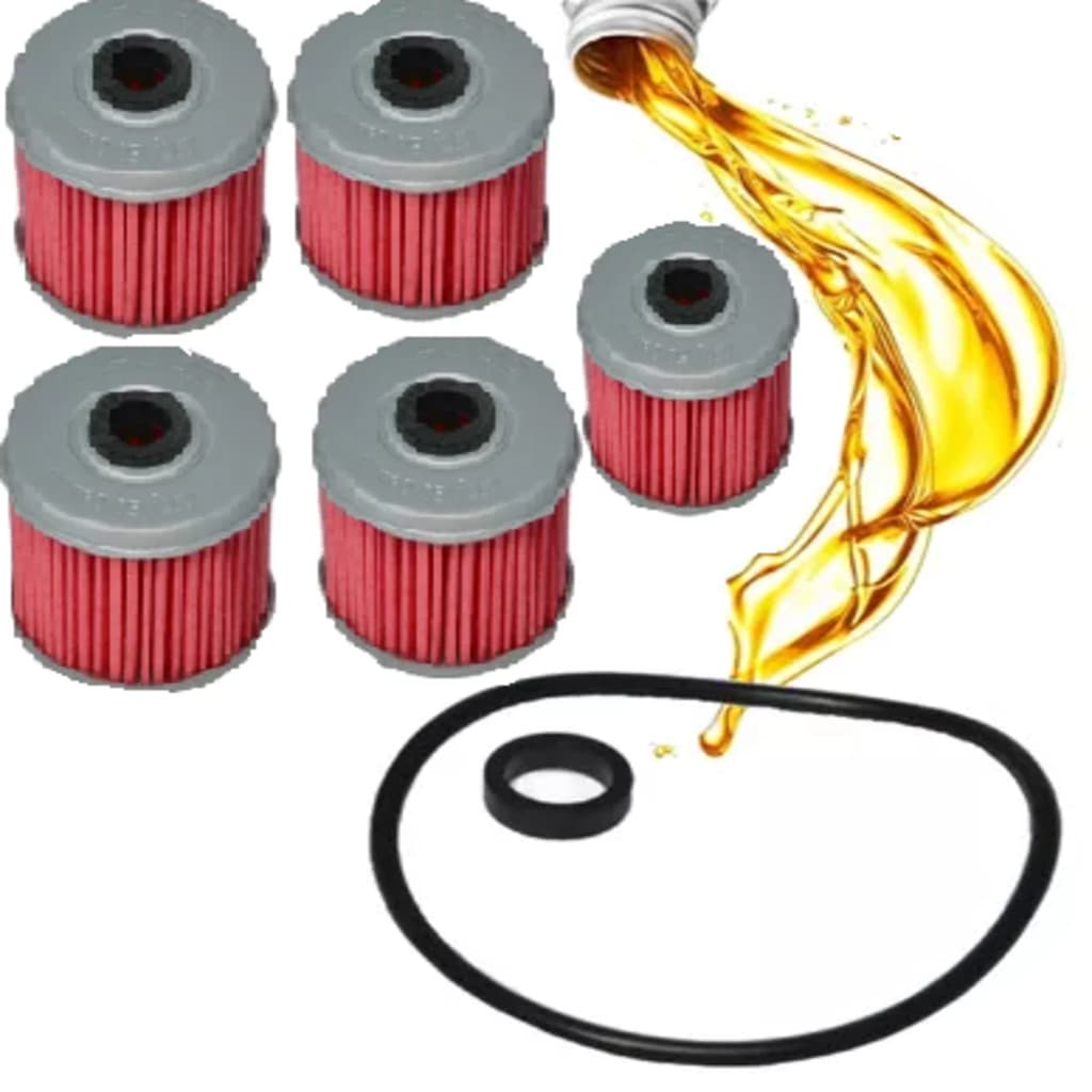Kit 5 Filtro de Oleo Twister / XRE 300 / CB 300 Scud