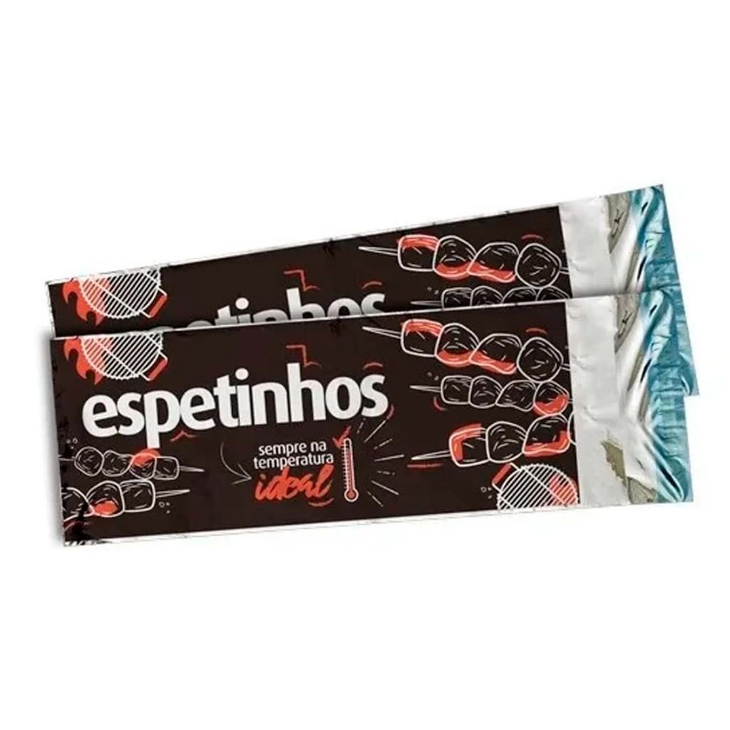 Embalagens Térmicas Para Delivery De Espetinho 100 Unidades