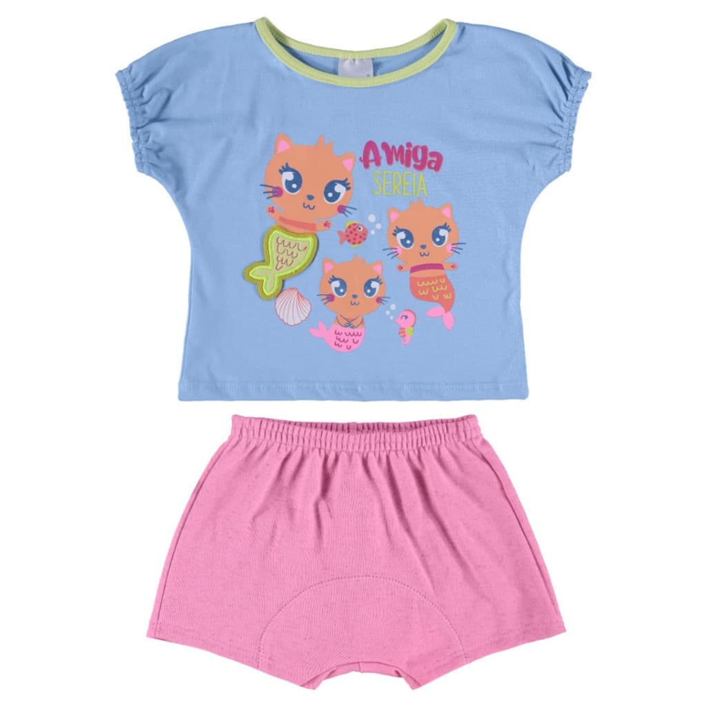 Conjunto Amiga Sereia