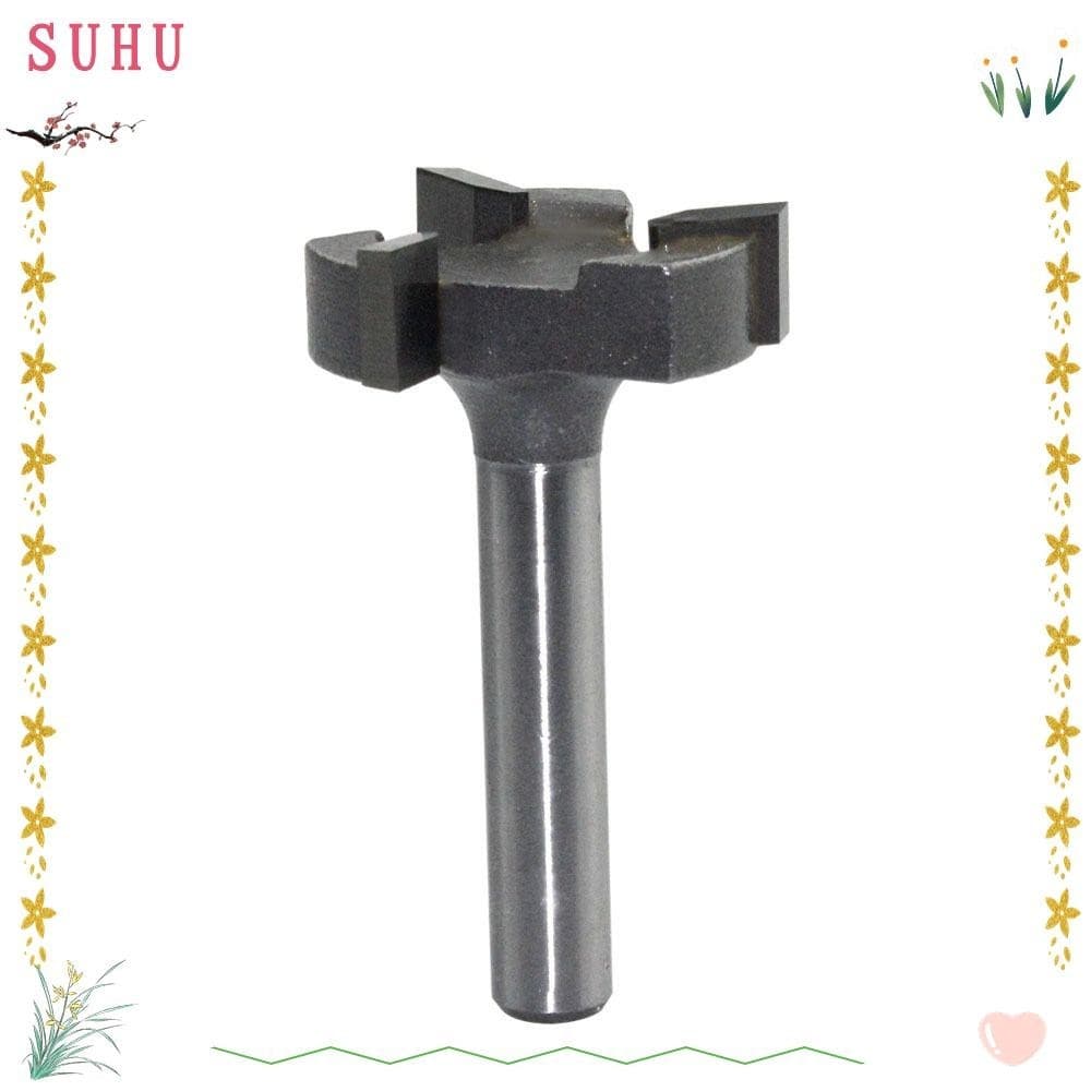 Fresa SUHU , De Metal Duro Em T 3 Ranhuras De 6mm 1/4 De Alta Qualidade Trabalho Da Madeira