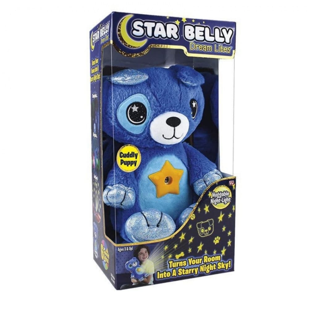 Ursinho Pelucia Star Belly Urso dos Sonhos C/ Projetor Luzes