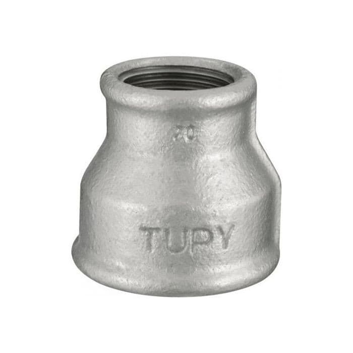 Luva de Redução Galvanizada 3/4" para 1/2" Polegada Bomba Pistão 22L