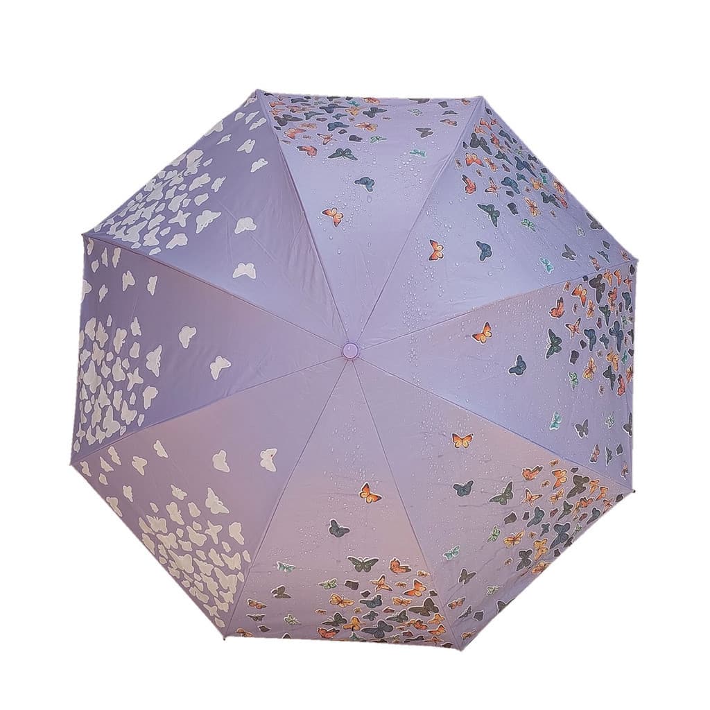 Guarda Chuva Blackout Proteção UV com Estampas que mudam de cor quando molha: Cores Sortidas