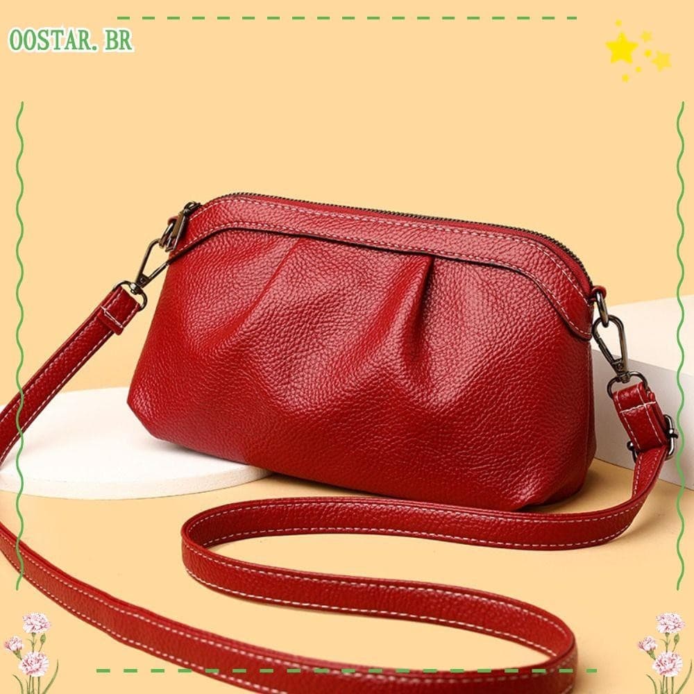Bolsa Feminina OOSTAR , De Couro De Alta Capacidade Com Alça De Ombro Longa De Luxo Avançado Qualidade