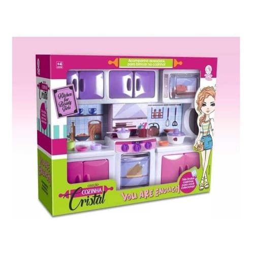 Cozinha Copa Com Acessórios Brinquedo Infantil