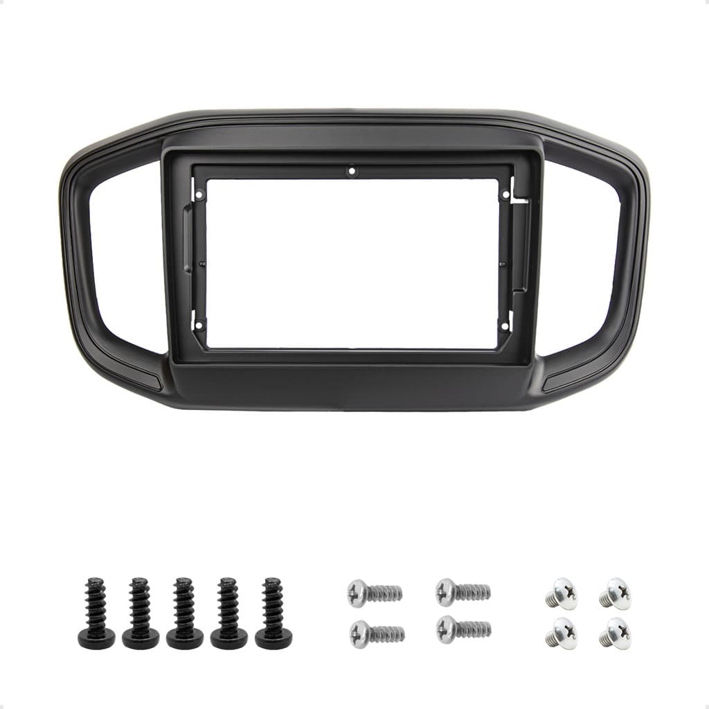 MOLDURA DE 09 POLEGADAS FIAT STRADA 2021/22 PRETO FOSCO