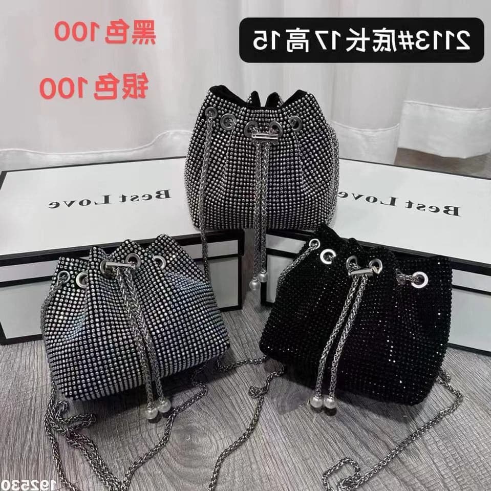 ASAYONG Bolsa Clutch Festa Coração Strass Brilho Casamento Saco L2113#