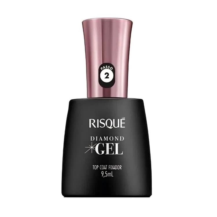 Top Coat Fixador Risqué Diamond Gel Cremoso 9,5ml