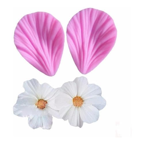 Molde De Silicone Folha Marcador 3d Média P/ Confeitaria.