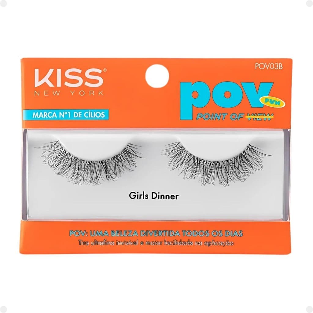 Cílios Postiços Kiss New York Pov Girls Dinner Pov03b