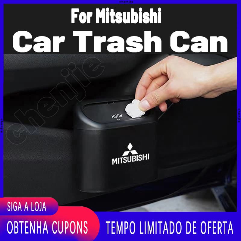 Alta Qualidade Para Mitsubishi ABS Lixeira Portátil Multifuncional Carro/De Caixa De Areia Gatos/Organizador De Armazena