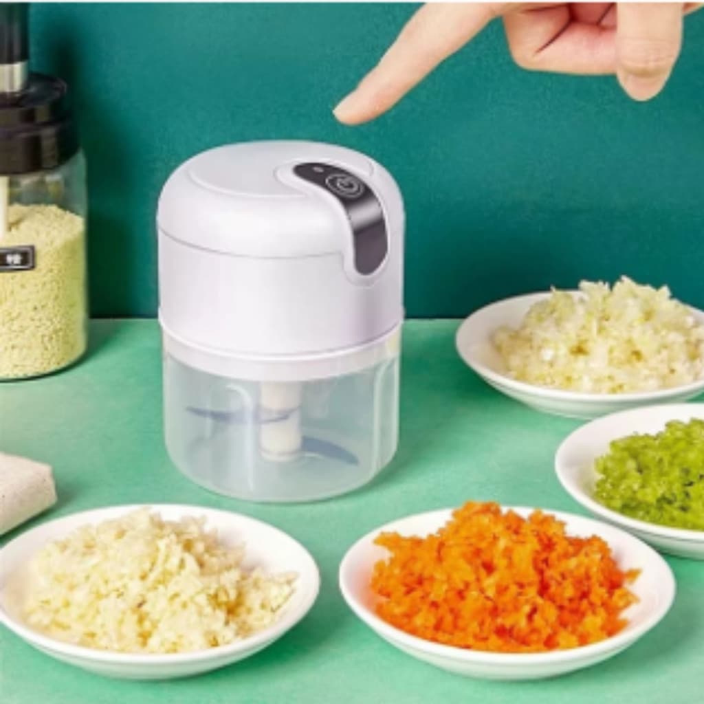 Mini Processador triturador elétrico portátil s/fio alimento