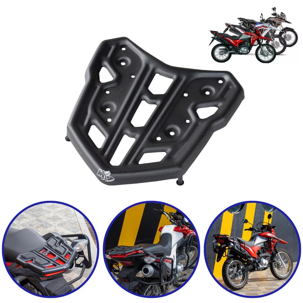 Bagageiro Vision Bros 160 Xre 190 Xre 300 Alta Qualidade