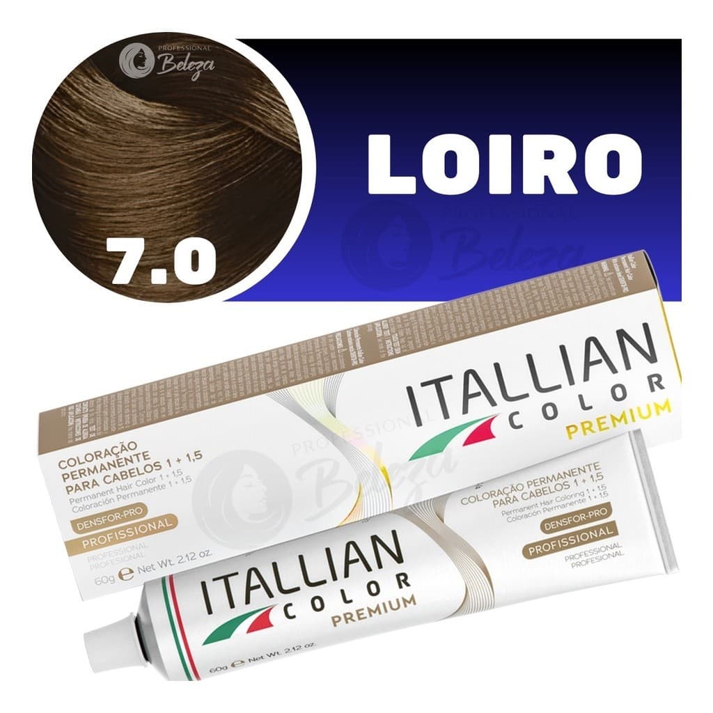 Coloração/tinta Itallian Color Louro Nº 7 60g