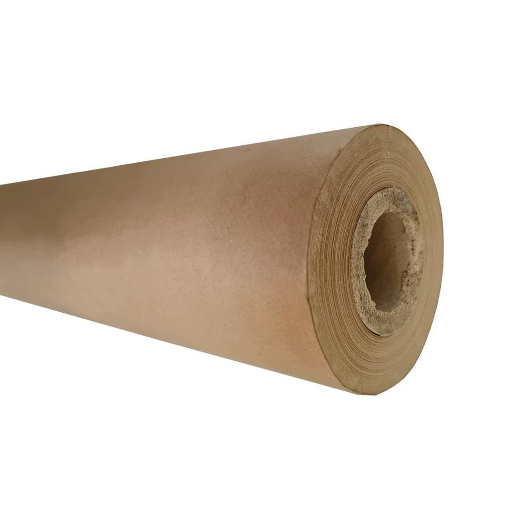 Bobina de Papel Kraft 1,20 M x 200 M 80 Gr Pluma