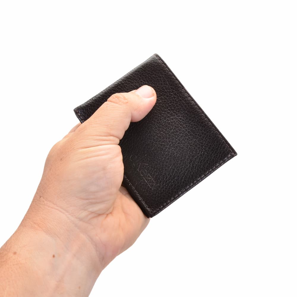 Carteira em Couro Masculina Porta Cartão Minimalista Slim Fino