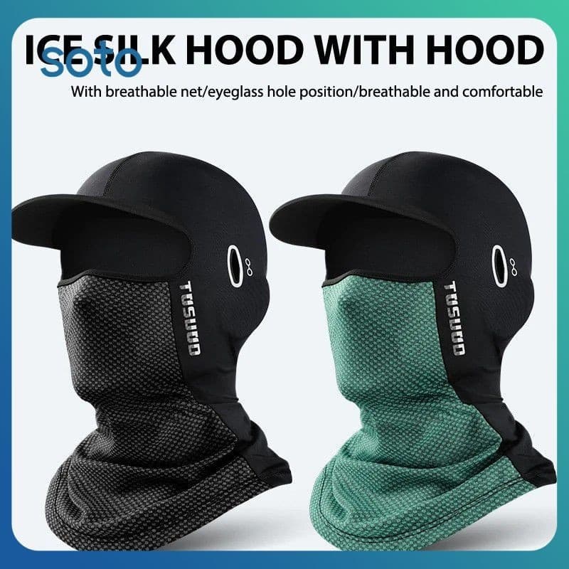 Soto Balaclava De Verão Para Homens, Bonés De Ciclismo Com Proteção Uv, Máscara Facial Completa Para Motocicleta, Chapéu De Bicicleta Feminino, Máscara Esportiva De Resfriamento, Má