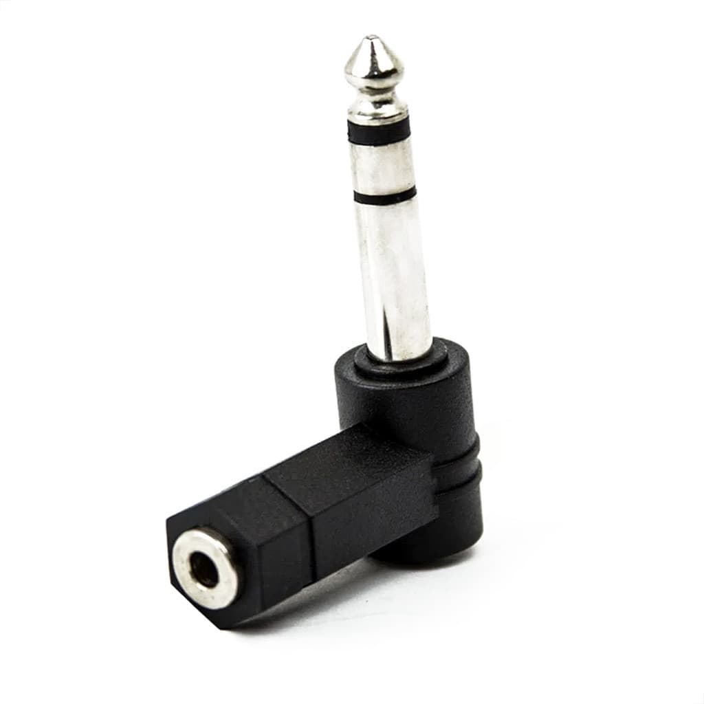 Adaptador P2 para P10 Estereo 90° Estereo