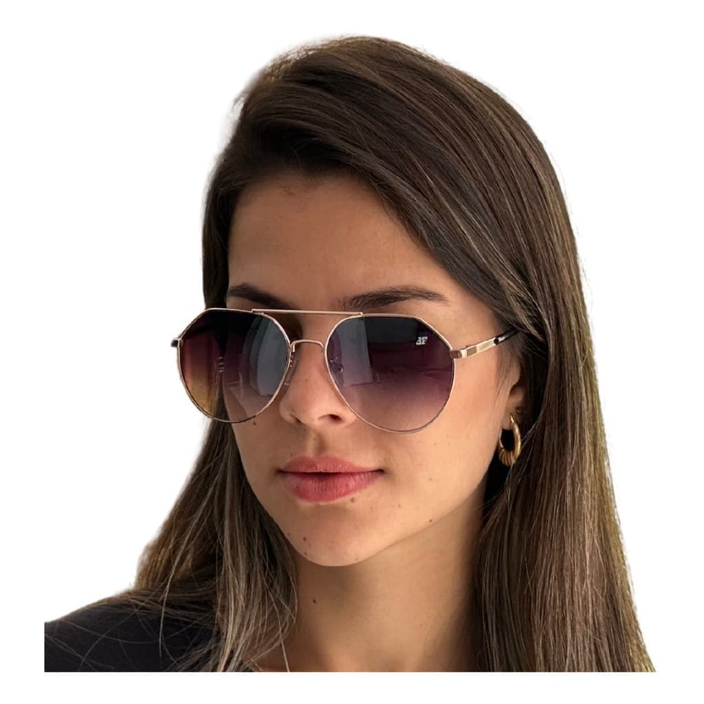 Óculos De Sol Aviador Jack Finoti Original Feminino Masculin