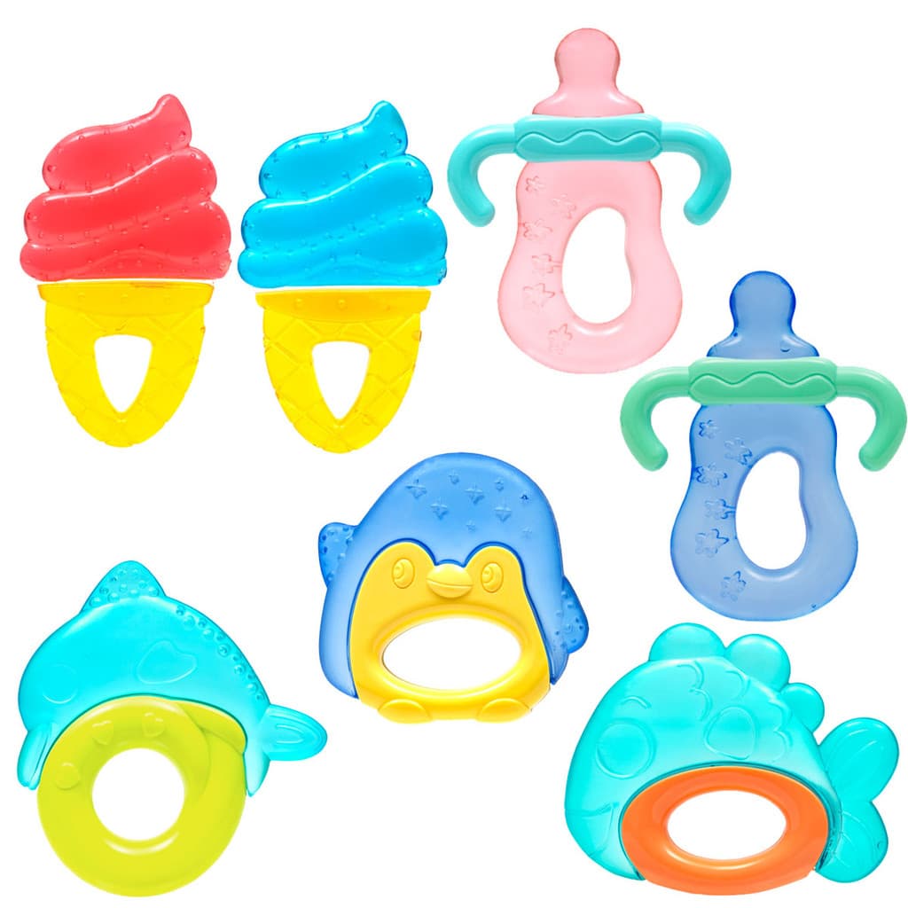 Mordedor com Água Infantil para Bebê Formato Perfeito Textura Macia Primeiros Dentes Buba