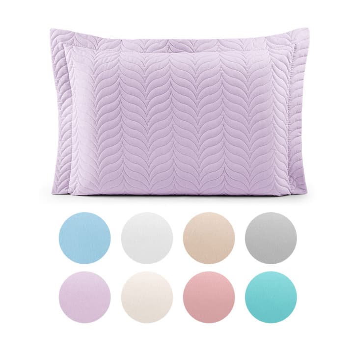 Kit 2 Porta Travesseiro Paris 150 Fios  70x50cm Matelado com Debrum