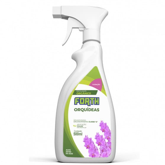 FERTILIZANTE ADULBO FORTH ORQUIDEAS  FLORRAÇÃO PULVERIZADOR 500ML
