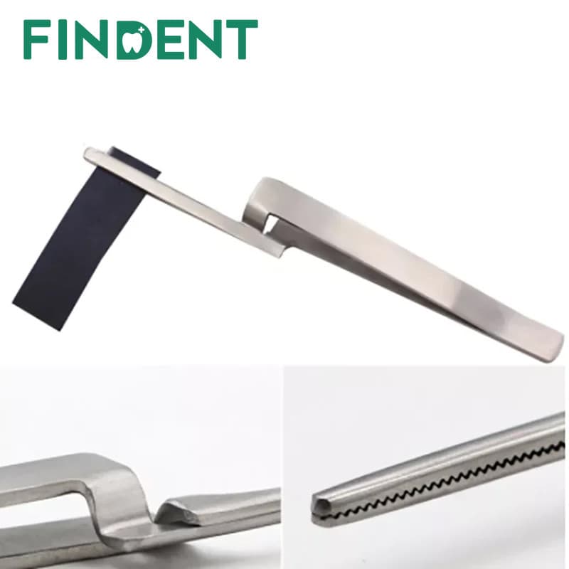 1 Pçs Pinça De Papel Articulado Dental Fórceps Em Linha Reta 15cm Instrumento