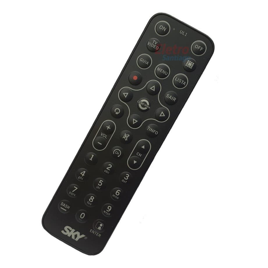 Controle Remoto pra Sky Hd Zapper Hd Slim Ul1 Original