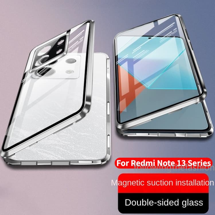Capa Para Xiaomi Redmi Note 13 Pro Plus 5G Note13 14 14 + De Telefone 360 ° Metal Magnético À Prova De Choque Full Surro