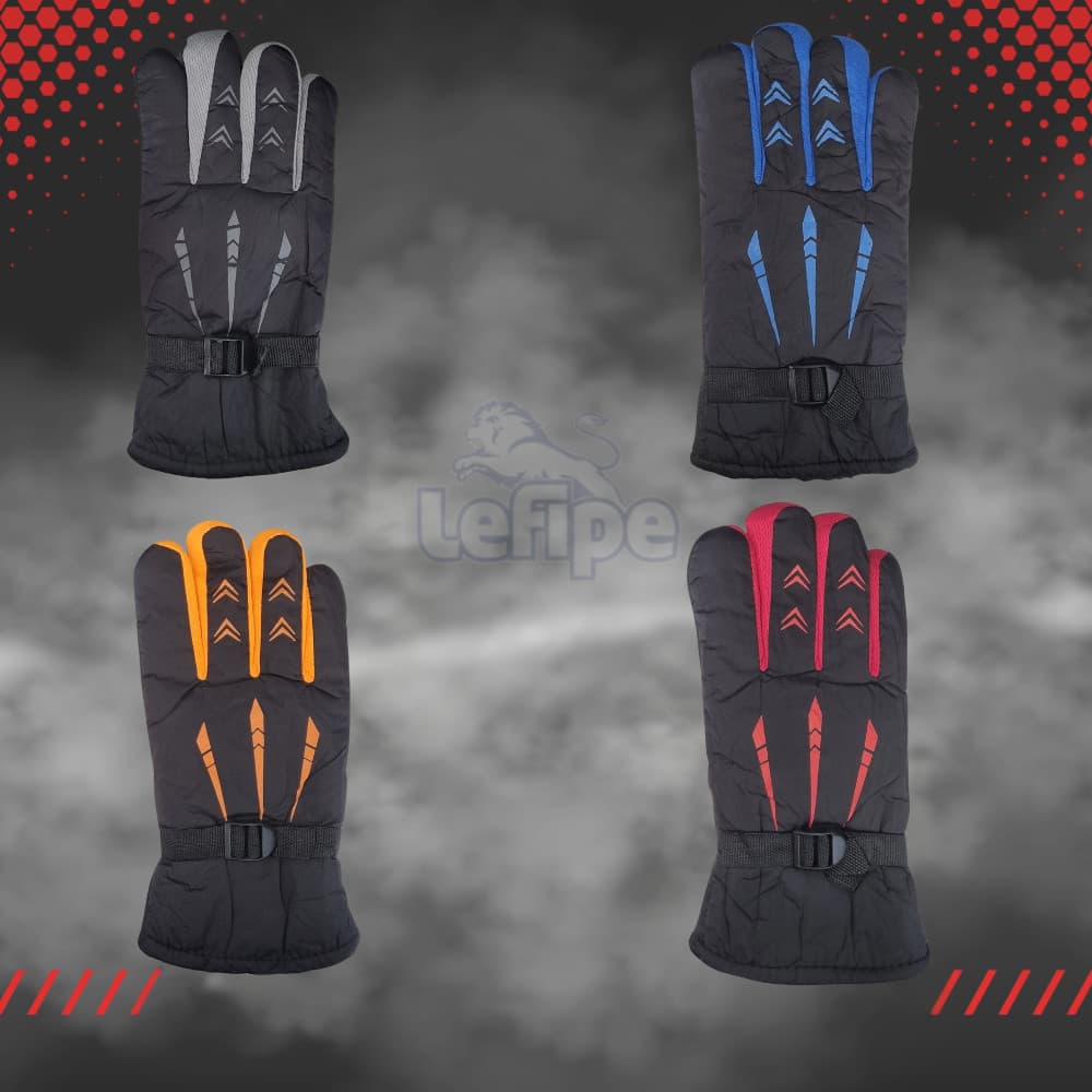 Luva de Moto Motoqueiro Esportiva Antiderrapante Frio Snow