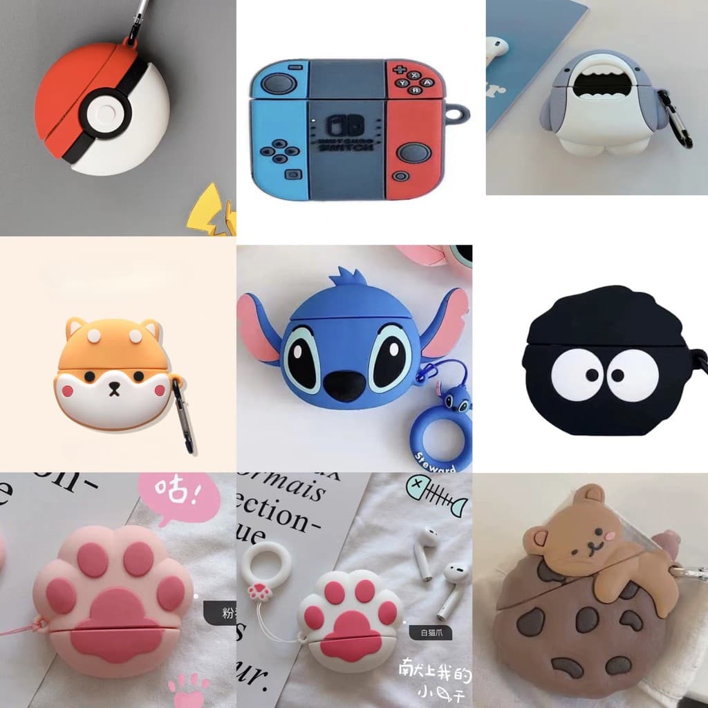 Bonito Caso Dos Desenhos Animados 3D Para Huawei Freebuds 6i 5i Silicone Fone De Ouvido Carregamento SE2 E3 Capa Acessór