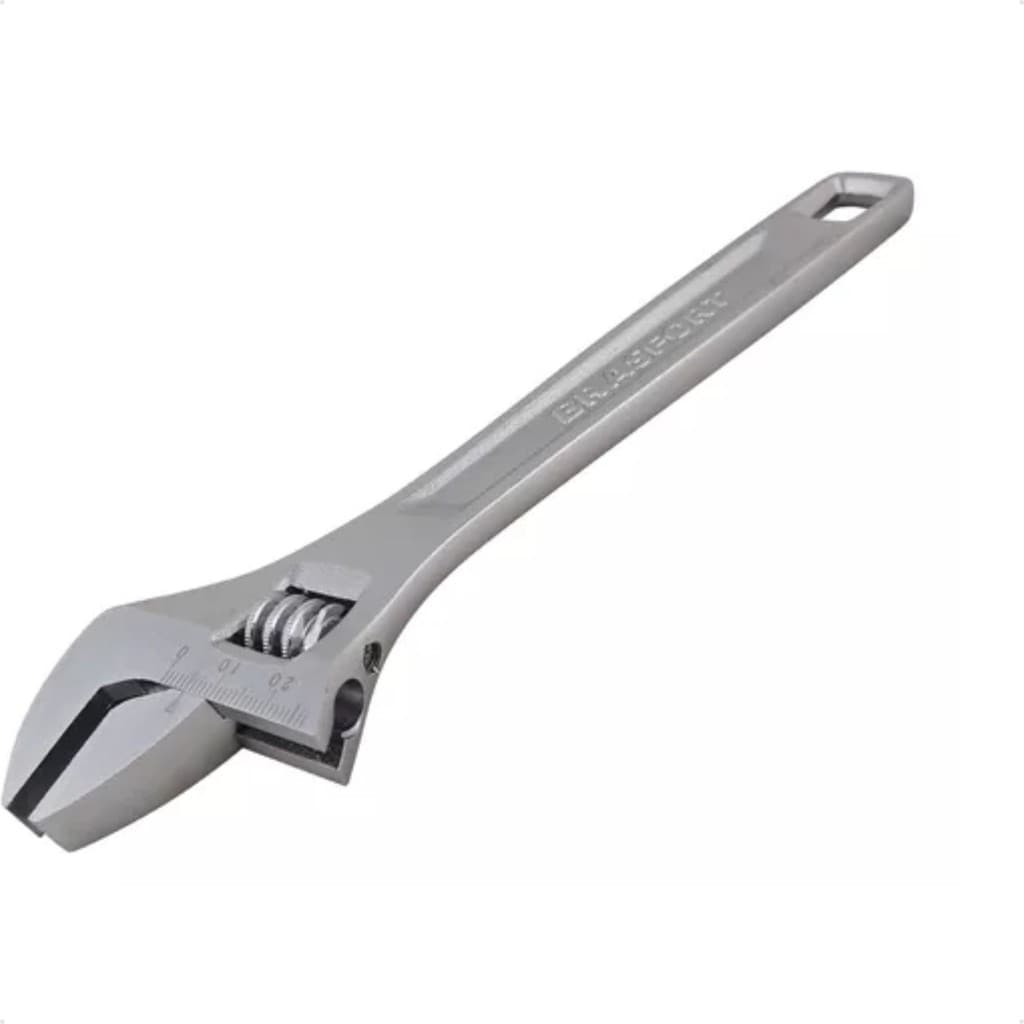 Chave Ajustável 8” Brasfort 8218 Chave Inglesa Profissional Aço Reforçado