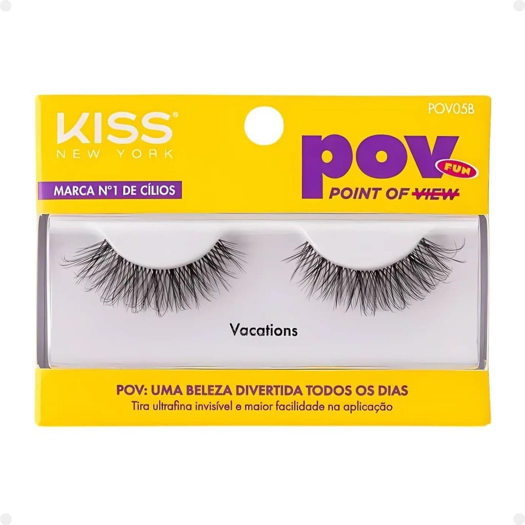 Cílios Postiços Kiss New York Pov Vacations Pov05b