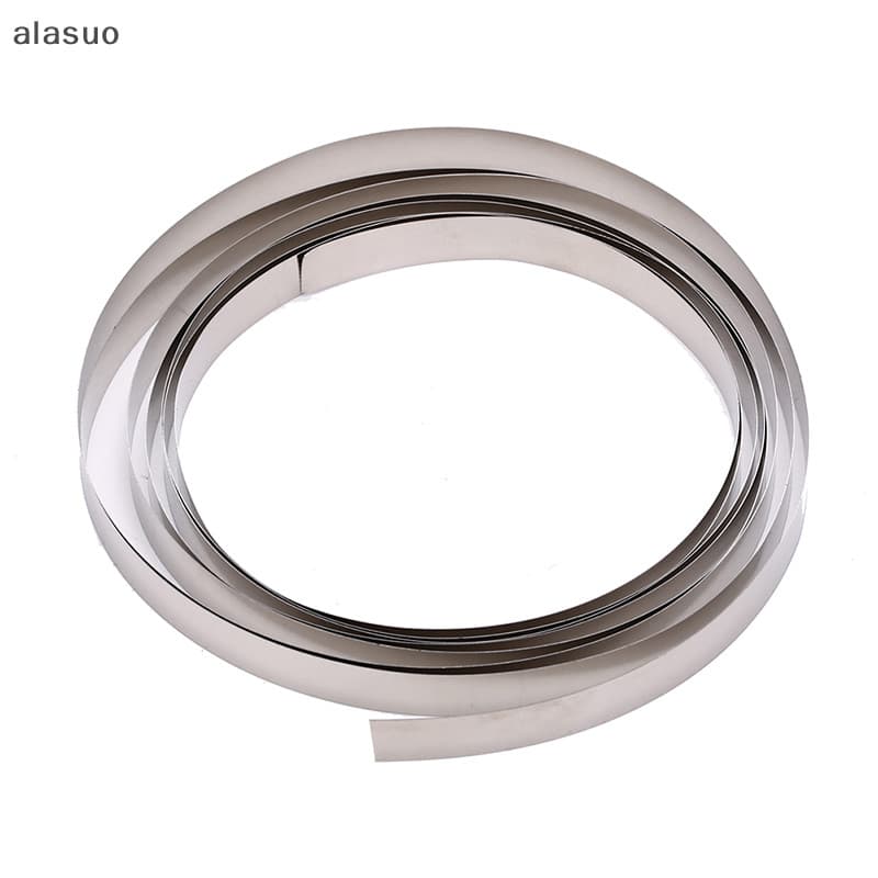 [alasuo] 2M 8mm x 0,15 fita de chapamento de níquel para soldagem do ponto da bateria de Li 18650 [BR]