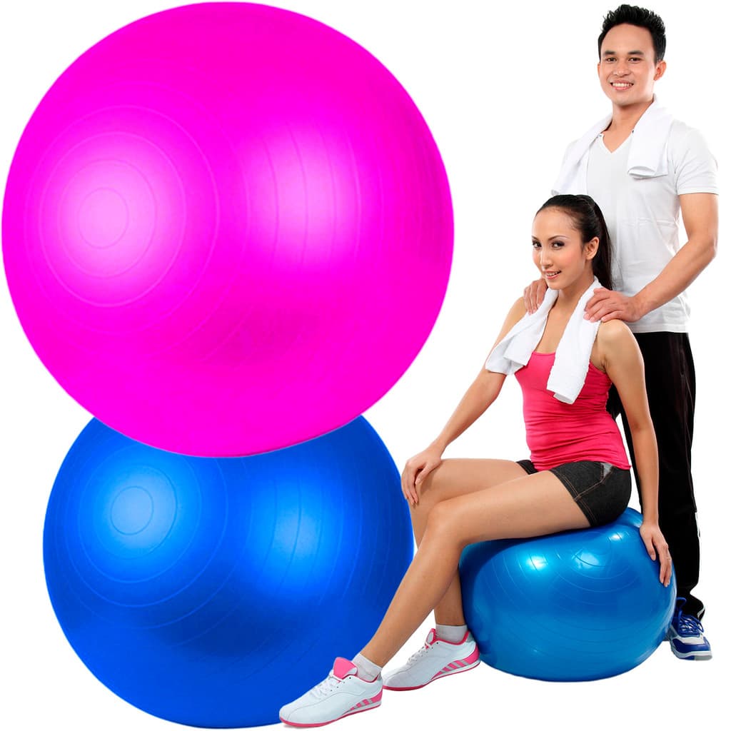 Kit 2 Bola Pilates Suiça Fisioterapia Yoga Ginástica Treino