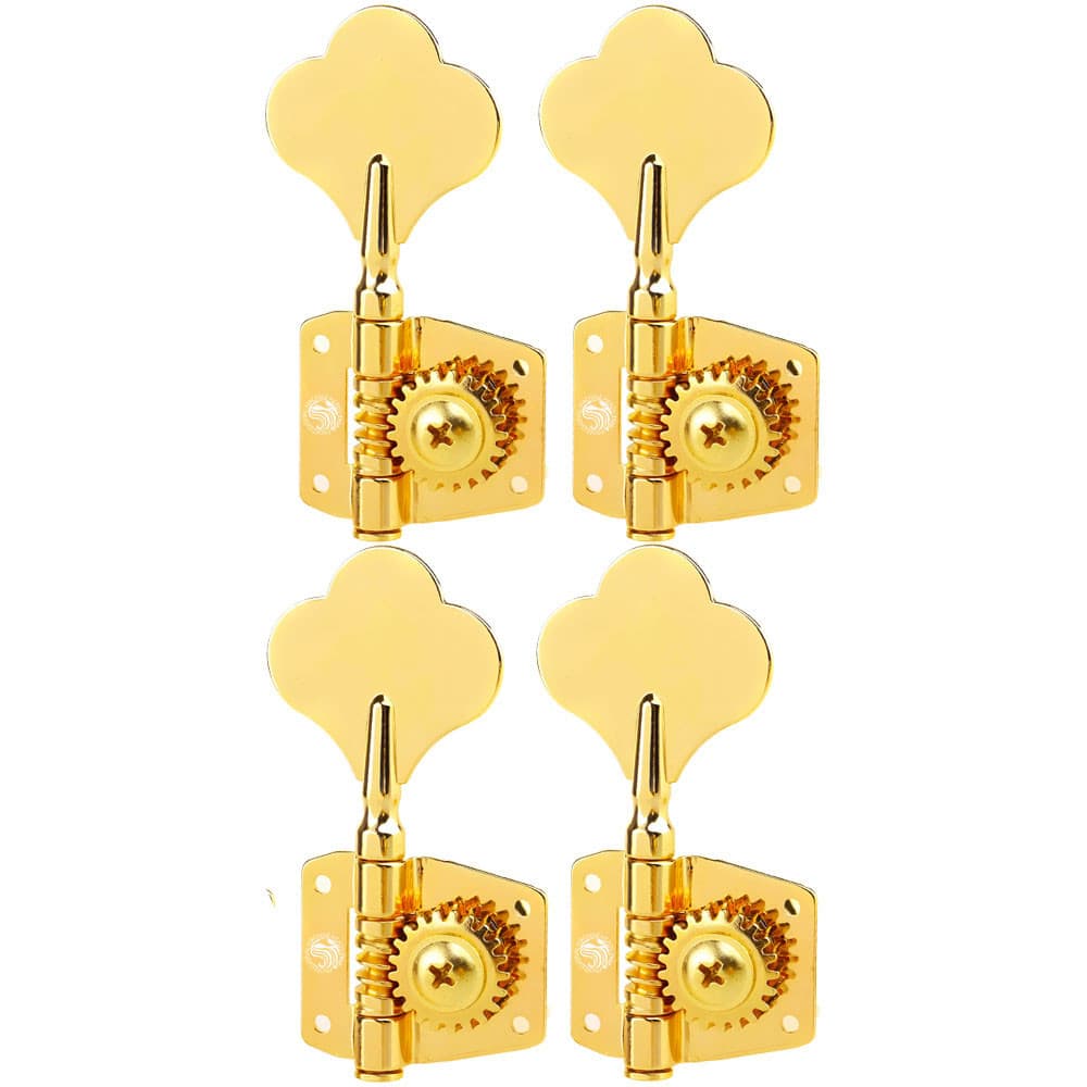 Jogo De Tarraxa Vintage Thida Para Contra Baixo Jazz Bass 4 Cordas Em Linha