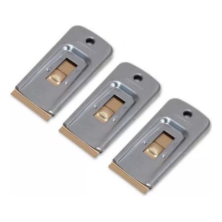Kit 3 Raspador Ratinho Em Inox Para Insulfilm Película
