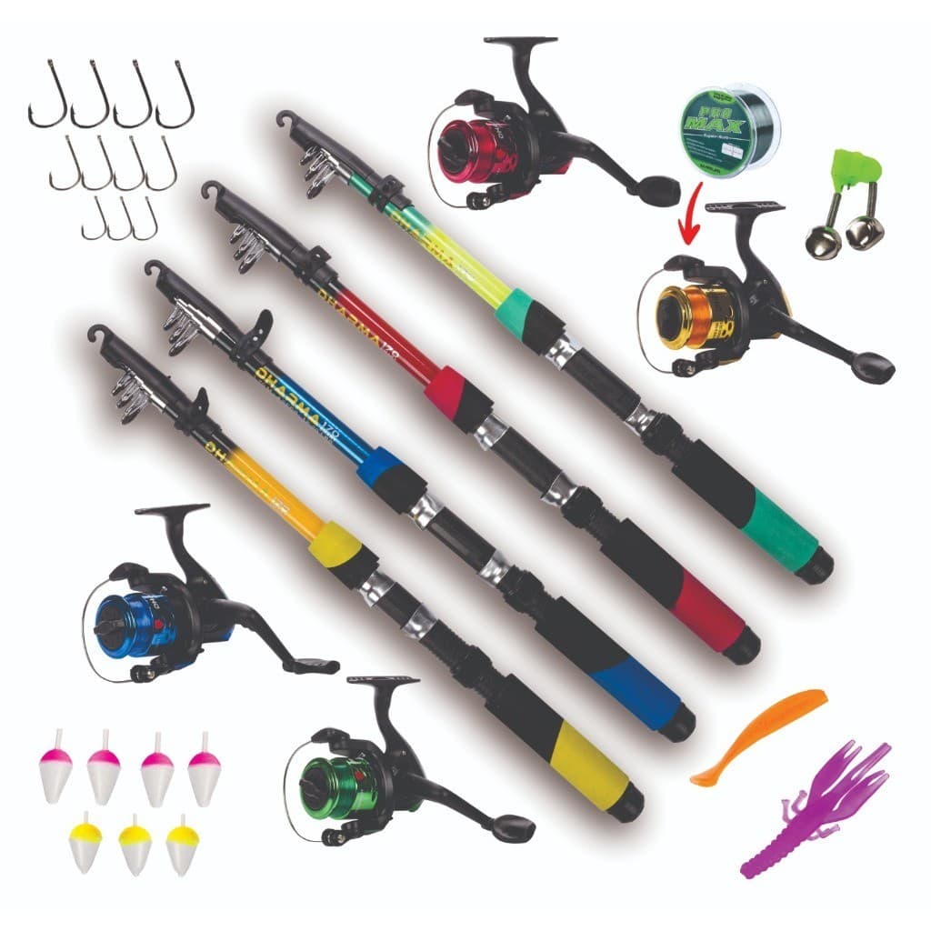 Vara De Pesca 12-20lbs Completa Com Molinete Linha Barato