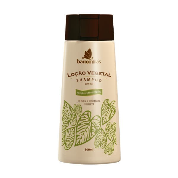 Barrominas Shampoo Loção Vegetal Extrato de Jaborandi Para cabelos frágeis e oleosos 300ml